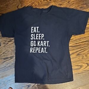 Kids Black Graphic T-Shirt